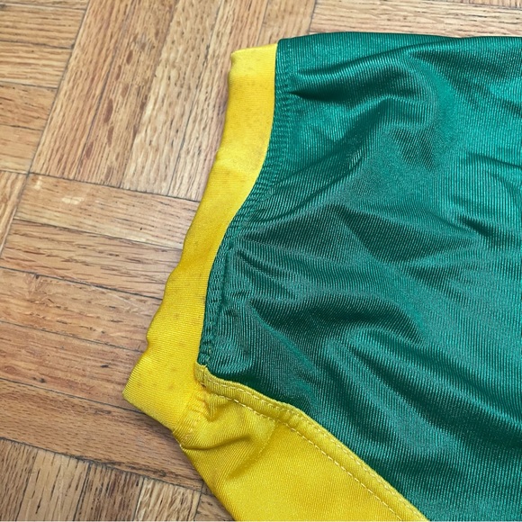 Vintage High School Football Jersey Men’s Large Eagles #9 Yellow Green Game-Worn - Picture 7 of 11